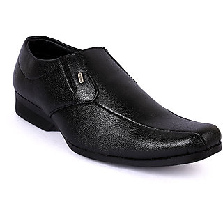 Action-Dotcom MenS Black Formal Slip On Shoes