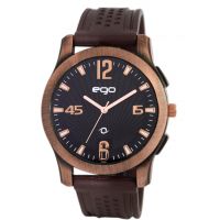 Maxima EGO attivo Mens Brown Black Analogue watchE-40391PAGR