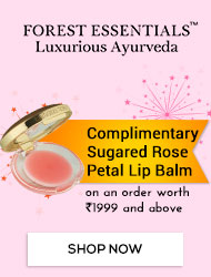 Get Online Offers on Forest Essentials Products Free Lip Balm 5gm on a minimum order value of Rs 1999/-