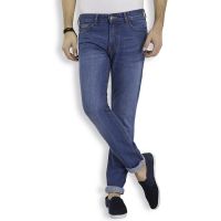 Highlander Blue Slim Fit Mid Rise Mens Jeans
