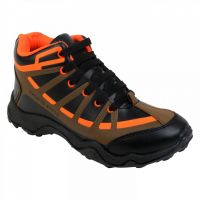 Clymb Hn-1 Men's Black and Orange Casual Shoes