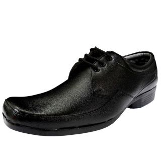 Footgear Men's Black Formal Lace Up Shoes