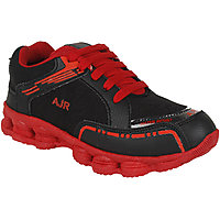 Bersache Black Red-113 Men/Boys Sports Shoes (Running Shoes)