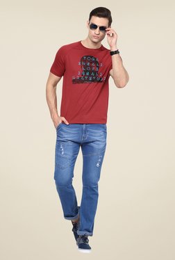 Yepme Blue Southee Medium Wash Jeans