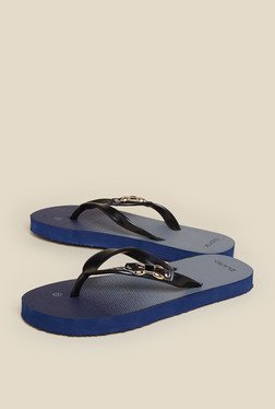 Zudio Navy Thong Flip Flops