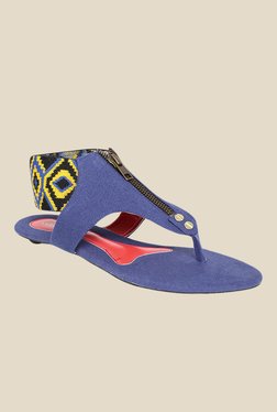 Catwalk Blue Sling Back Sandals