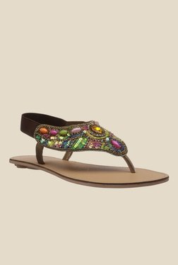 Catwalk Multicoloured Sling Back Sandals