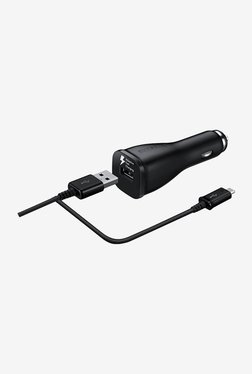 Samsung Vehicle Charger With Micro USB Data Cable (Black)