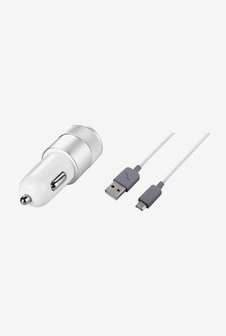 Nextech 3.1A Dual Port High Speed Car Charger (White)