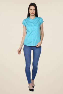 Arrow Blue Printed Shirt