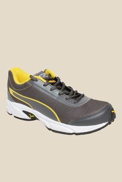 Puma Nautical DP Grey & Yellow Running Shoes