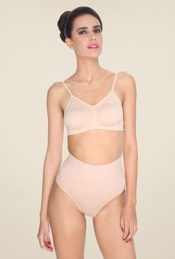 C9 Beige Solid Shapewear