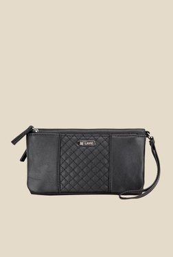 Lavie Melvin Black Textured Wristlet