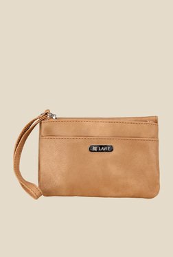 Lavie Melvin Dark Beige Bi-Fold Wristlet