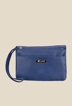 Lavie Melvin Navy Solid Bi-Fold Wristlet