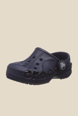 Crocs Navy Back Strap Clogs