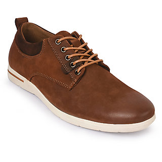 Action- Nobility MenS Tan Casuals Lace-Up Shoes