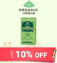 Get Online Offers on Organic India Products Upto 10% off