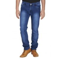 Wajbee Mens Blue Color Stretchable Jeans