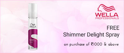 Wella Professional Free shimmer delight spray on purchase of of Rs 1000 andd above