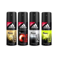 Adidas Deodorants Team Force, Victory League, Pure Game and Dynamic Pulse Of 150 ML Each (Set of 4) For Men