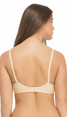 Cotton Non-Padded Non-Wired Bra In Skin With Full Cups