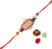 eCraftIndia Single Rakhi and Roli Tikka Matki Design Scented Rakhi