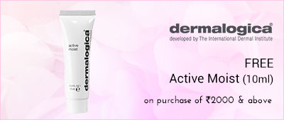 Dermalogica Buy Dermalogica Products worth Rs 2000 and above and get an Active Moist 10ml Free