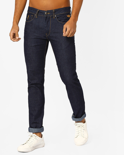 FLYING MACHINE - Michael Mid-Rise Slim Tapered Jeans