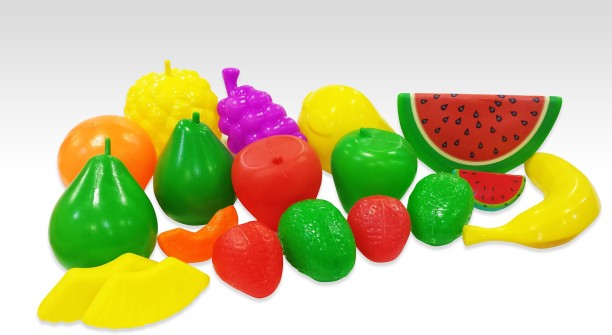 Itoys 18 piece Fruit Set for Role Play