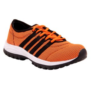 Baaj Men's Orange and Black Running Shoes