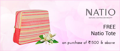 Natio Free Natio tote on purchase of Natio products of Rs 1500 and above