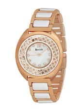 Style Time White RoseGold Women's Watch -ST-291 - online shopping for Wrist watches