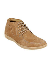 beige suede casual shoe - Online Shopping for Shoes
