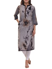 green wool blend straight kurta - online shopping for kurtas
