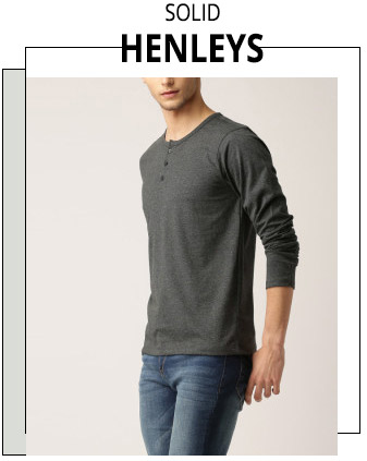 Soild Henleys - ShopCllues