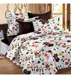 Multicolour 100% Cotton 108 X 108 Inch Foreverxl Bed Sheet Set