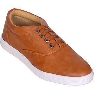 Sukun Tan Casual Shoes For Men