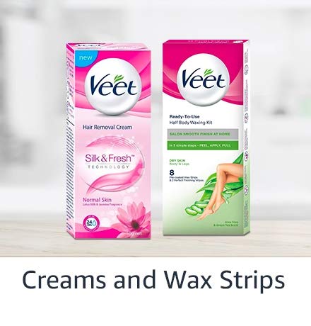 Creams and wax strips