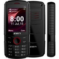 Zen Z8 DJ Dual Sim Feature Phone (Black-Red)