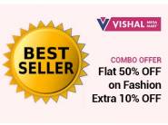 Flat 50% OFF on Fashion, Buy 1 Get 1 Free + Extra 10% OFF + Free Shipping