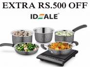 Extra 500 Off : Ideale Stainless Steel Cookware Set of 5 At Rs.620 [Limited Stock]