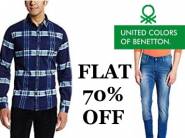 UCB Entire Range at Flat 70% Off + 15% Cashback from just Rs.330