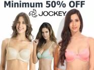 Biggest Discount:- JOCKEY Bras at Minimum 50% off + Free Shipping