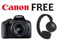 FREE Nu Republic Headphone with Canon EOS 1500D DSLR at Rs. 21490