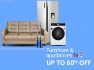 Up to 60% off on Furniture and Appliances + 10% Instant Discount