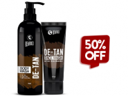 Beardo De-Tan Bodywash & Facewash Combo at Just Rs. 219 [ MRP Rs. 500 ]