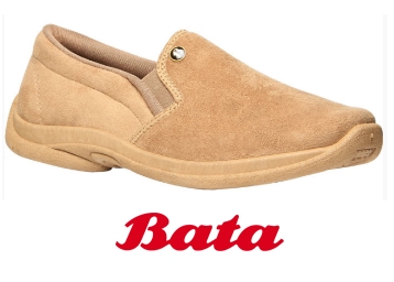 bata brown casual shoes