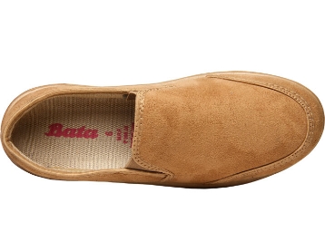 bata brown casual shoes