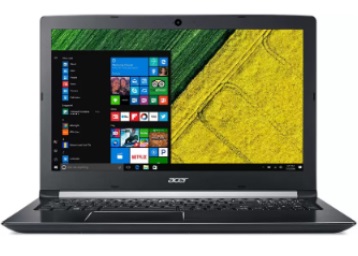 Acer Aspire 5 Core i5 8th Gen A515-51 Laptop @ Rs.34990 + 3% dealCorner Cashback